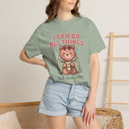 I Can Do All Things but first, rest Cute Bear Inspirational T-Shirt