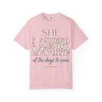 She Laughs (Proverbs 31:25) T-Shirt