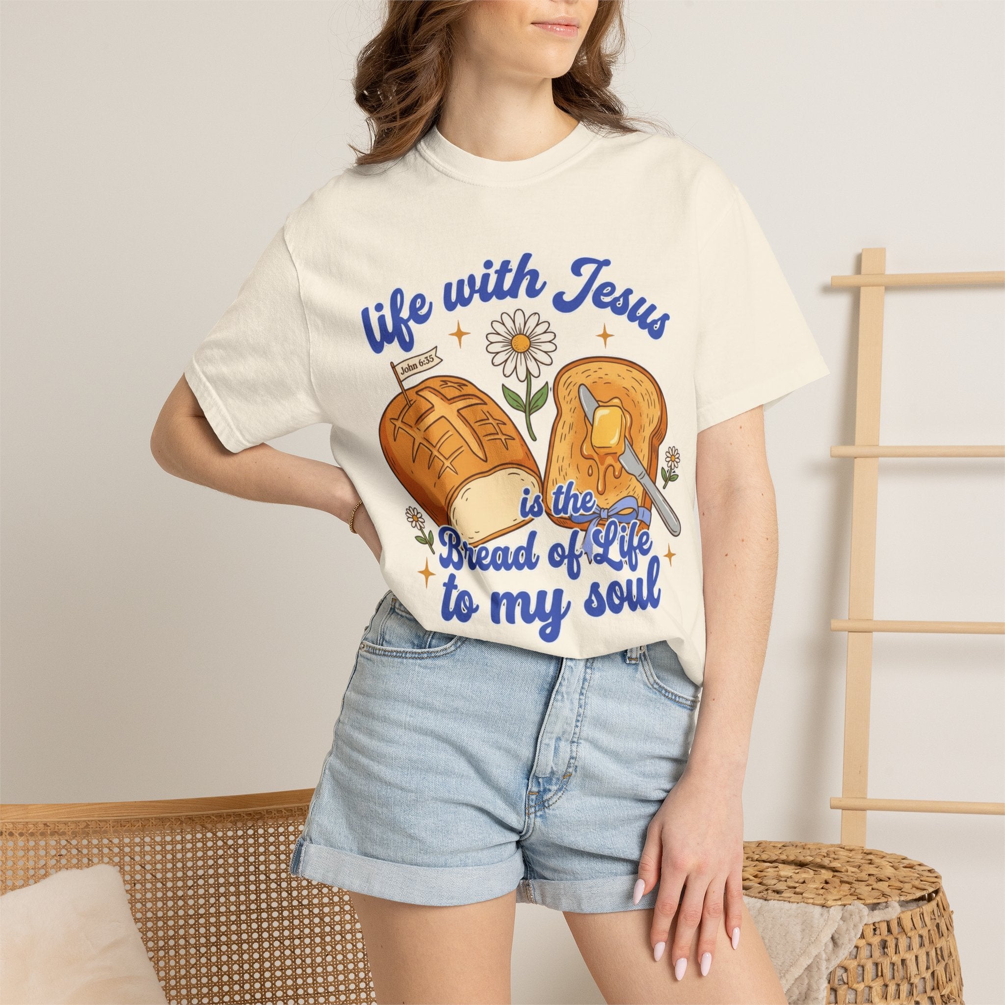 Jesus is the Bread of Life to My Soul Christian Graphic T-Shirt