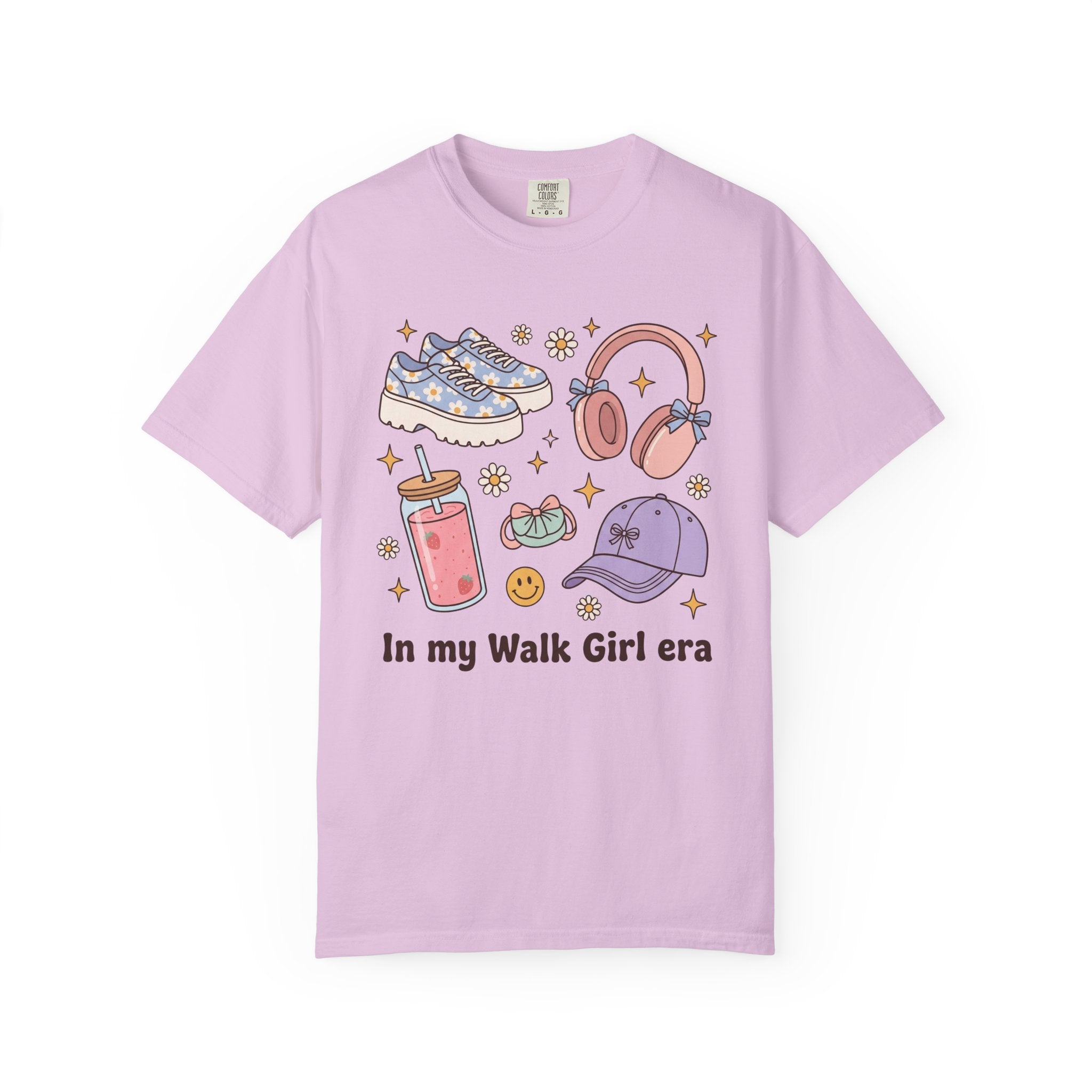In My Walk Girl Era Cute Walking Essentials Graphic T-Shirt