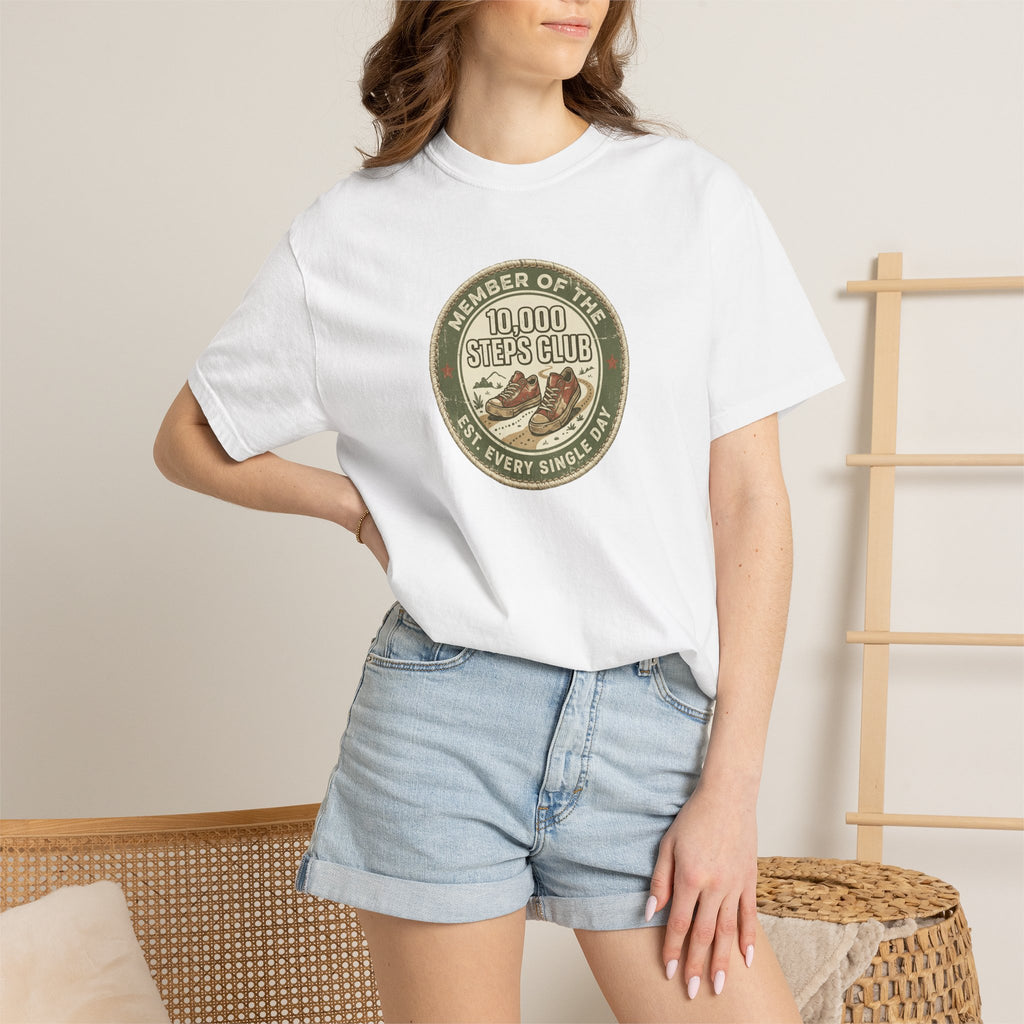 Member of the 10,000 Steps Club Walking T-Shirt