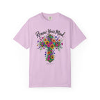 Renew Your Mind Floral Cross T-Shirt