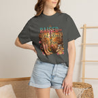Raised on Dirt Roads & Jesus Vintage Western Graphic T-Shirt