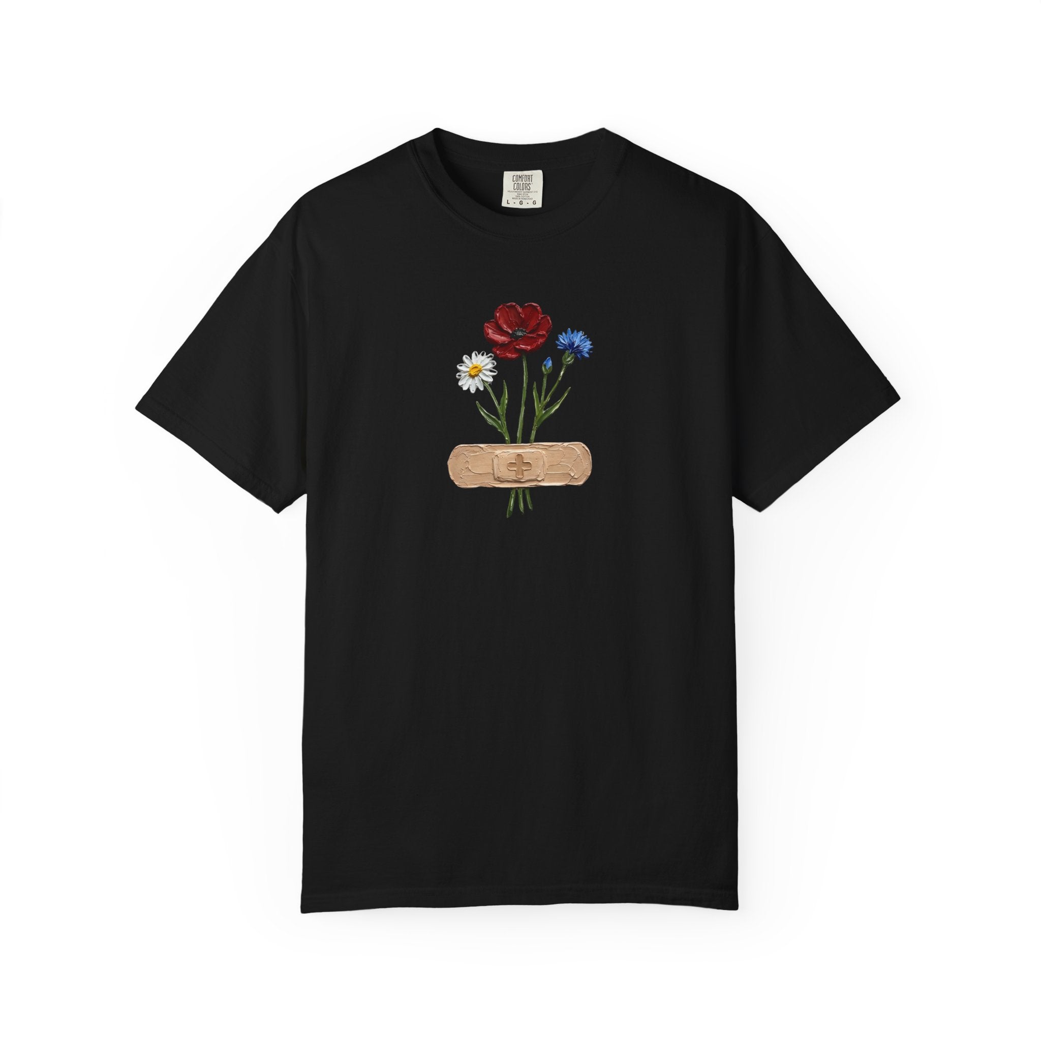 Bandage Wildflower Bouquet Healing GraphicT-Shirt