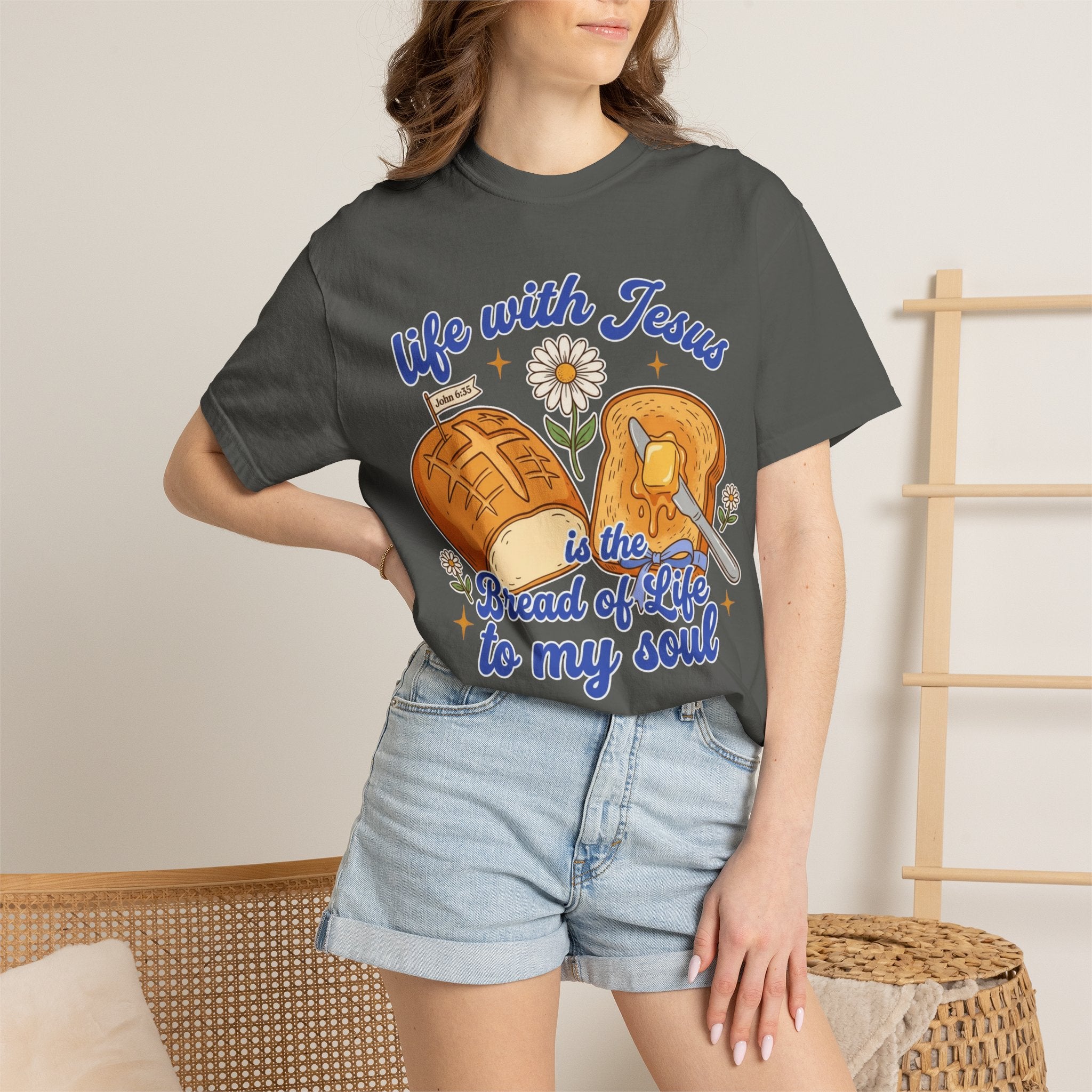 Jesus is the Bread of Life to My Soul Christian Graphic T-Shirt