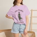 She Walks in Wellness Graphic T-Shirt