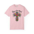 Renew Your Mind Floral Cross T-Shirt