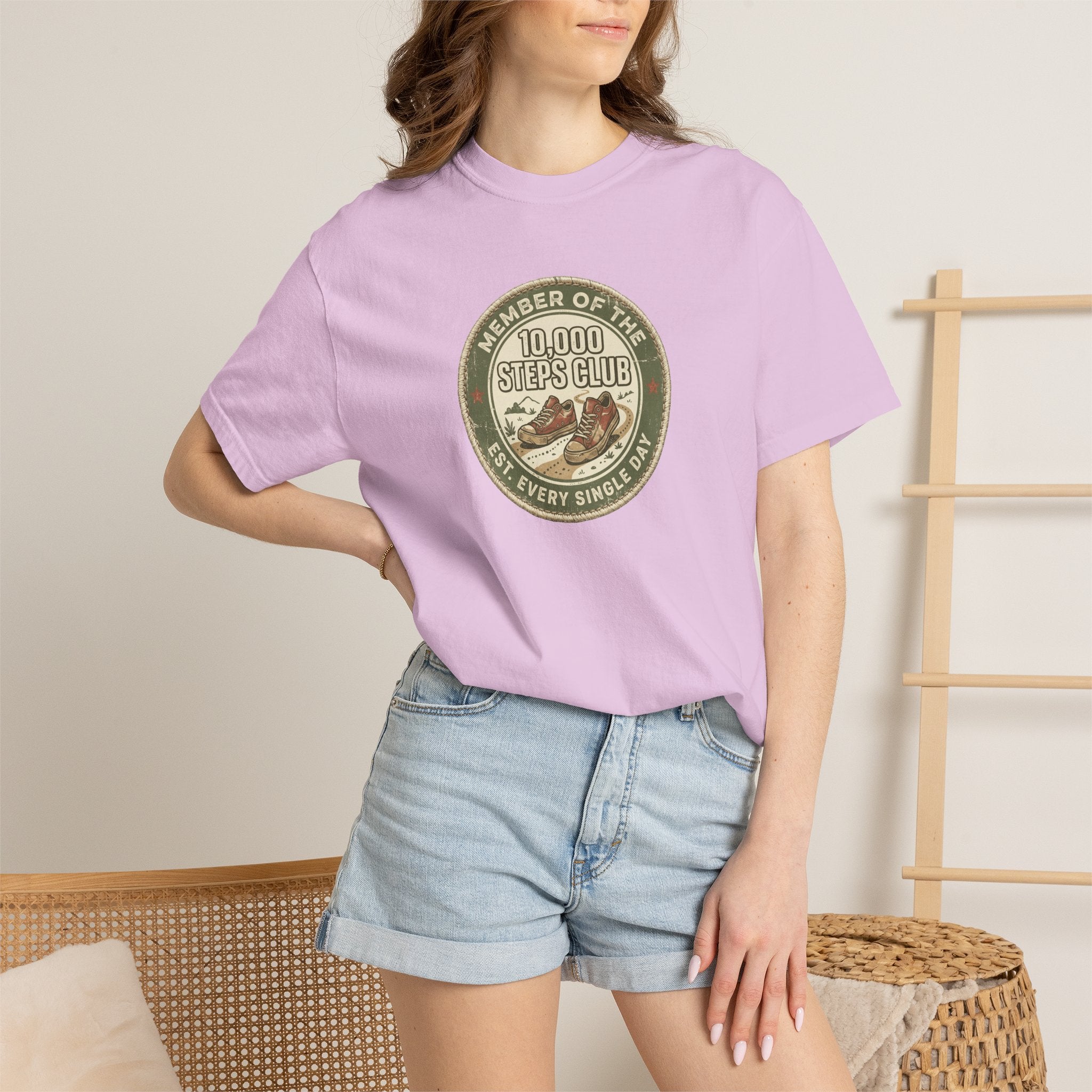 Member of the 10,000 Steps Club Walking T-Shirt