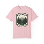 A Slow Walk Is Better Than No Walk Nature Patch T-Shirt