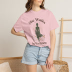 She Walks in Wellness Graphic T-Shirt