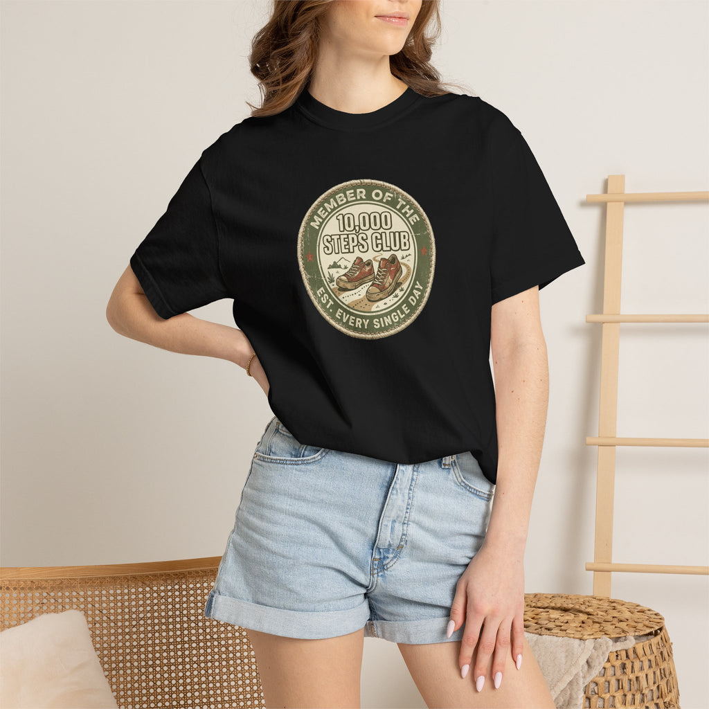 Member of the 10,000 Steps Club Walking T-Shirt