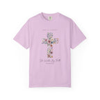 She is Strong She Walks By Faith T-Shirt