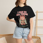 I Can Do All Things but first, rest Cute Bear Inspirational T-Shirt