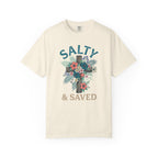 Salty & Saved Floral Cross T-Shirt