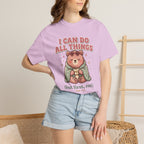 I Can Do All Things but first, rest Cute Bear Inspirational T-Shirt