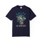 Salty & Saved Floral Cross T-Shirt