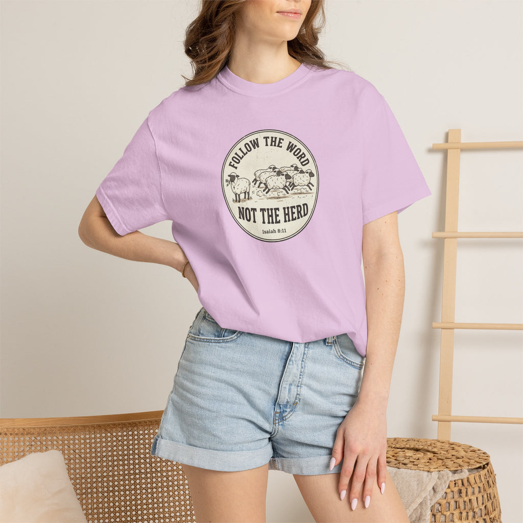 Follow the Word Not the Herd Graphic T-Shirt
