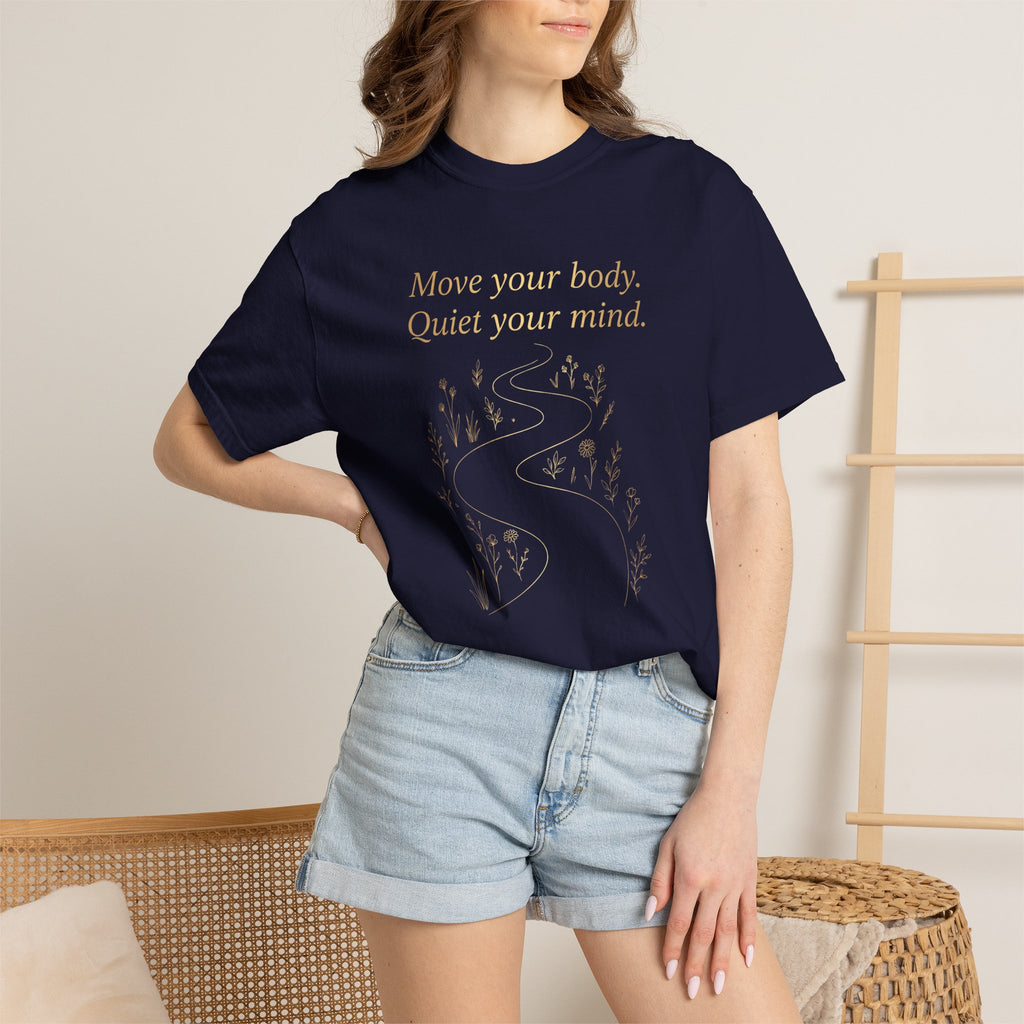 Move Your Body, Quiet Your Mind Walking Graphic T-Shirt