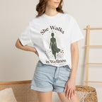She Walks in Wellness Graphic T-Shirt