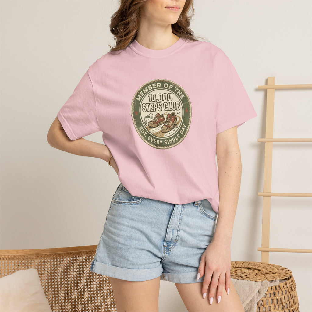Member of the 10,000 Steps Club Walking T-Shirt