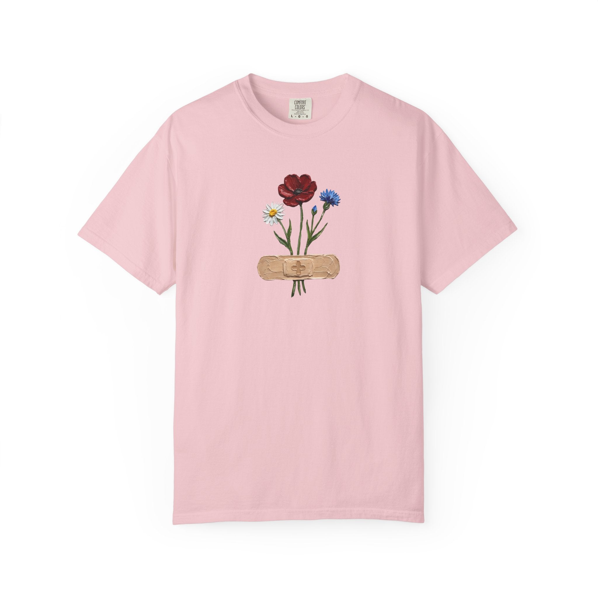 Bandage Wildflower Bouquet Healing GraphicT-Shirt