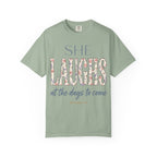 She Laughs (Proverbs 31:25) T-Shirt