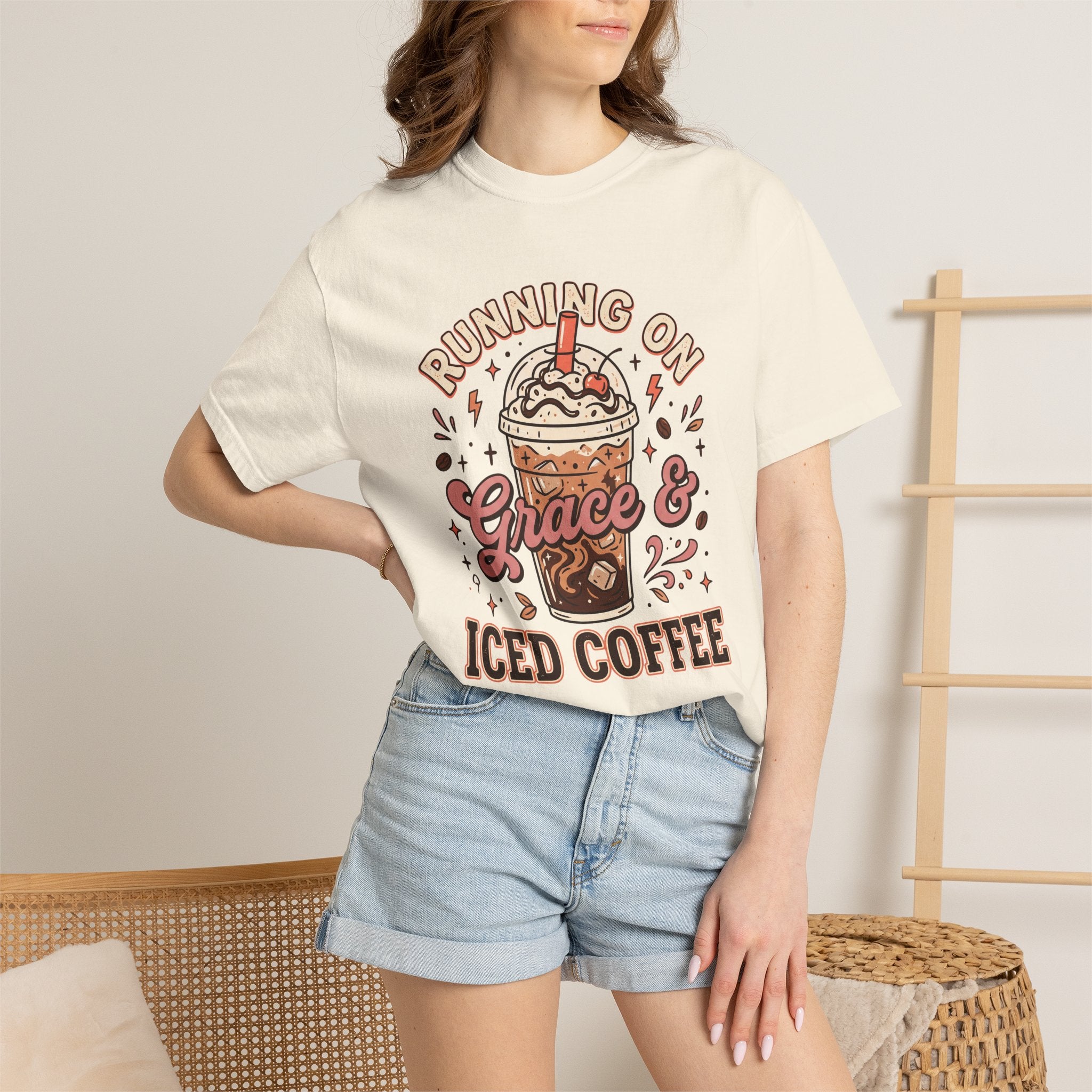 Running on Grace & Iced Coffee T-Shirt