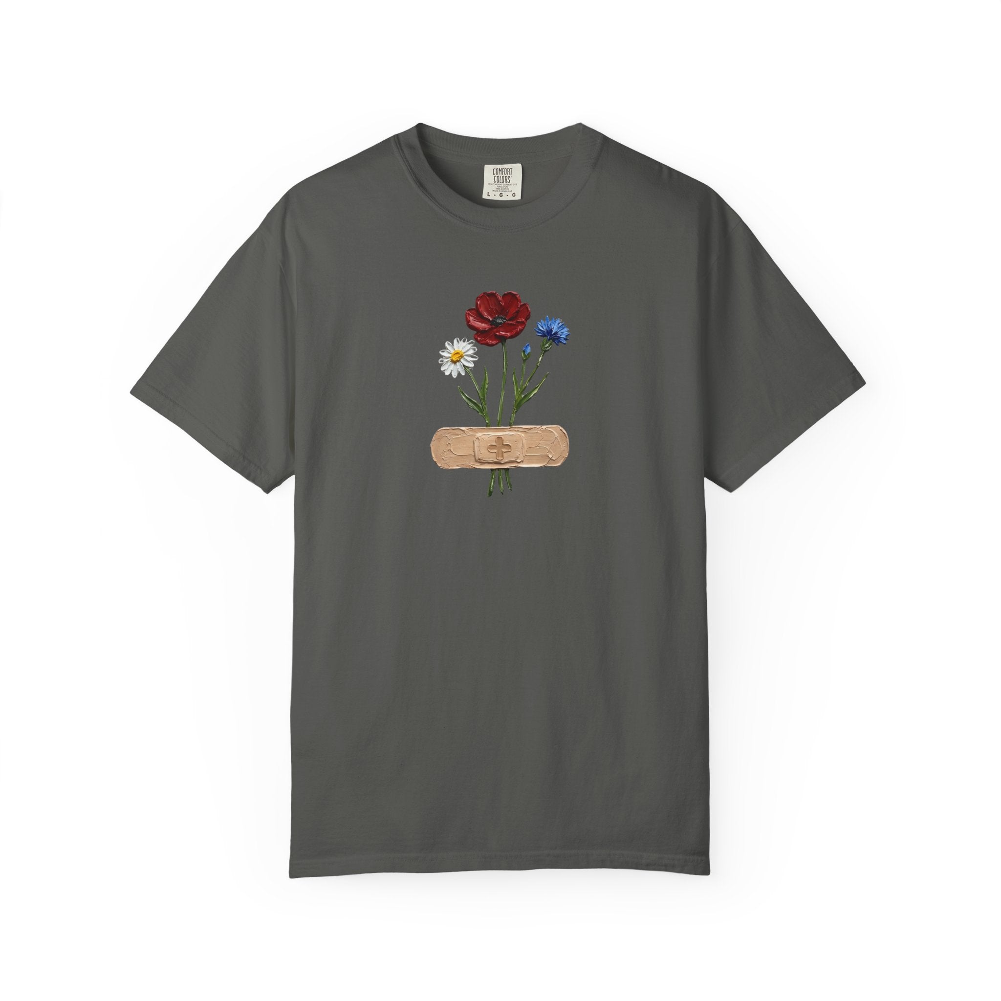 Bandage Wildflower Bouquet Healing GraphicT-Shirt