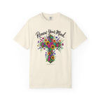 Renew Your Mind Floral Cross T-Shirt