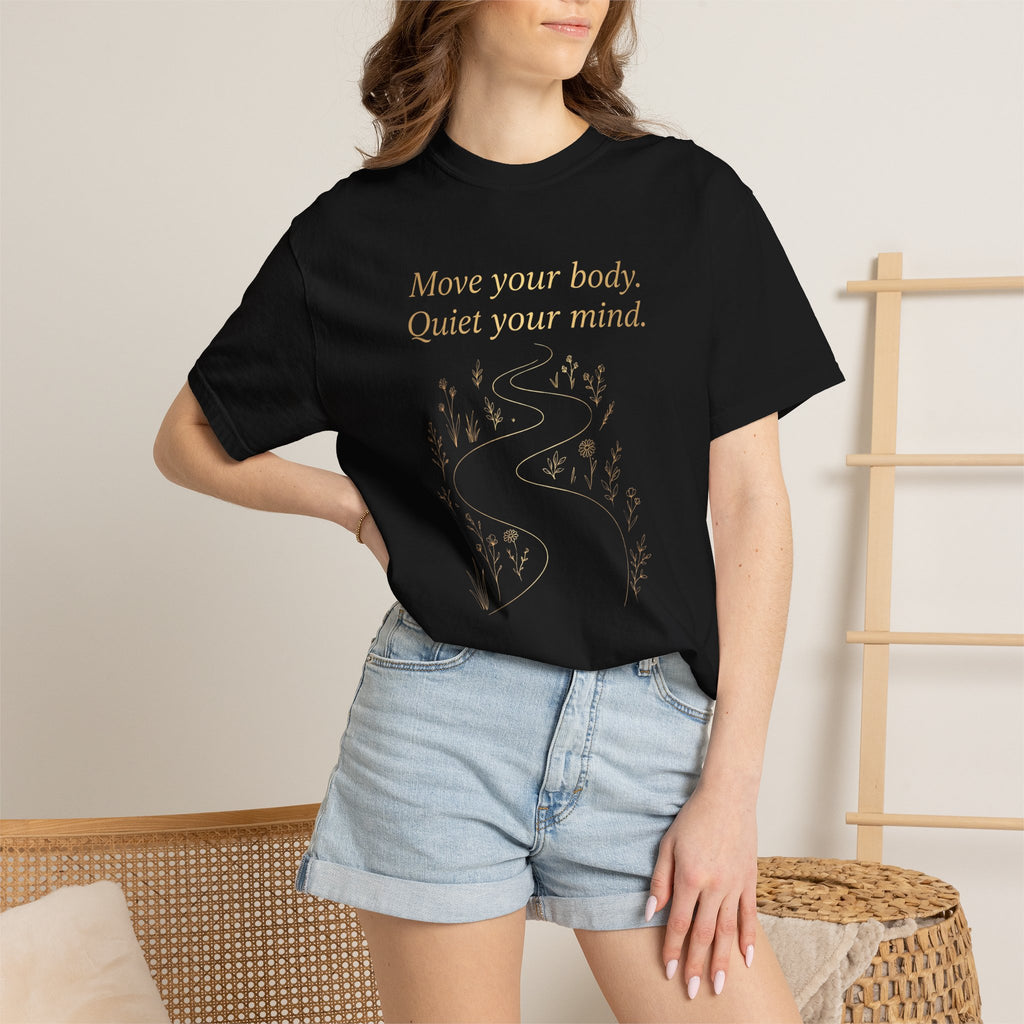 Move Your Body, Quiet Your Mind Walking Graphic T-Shirt