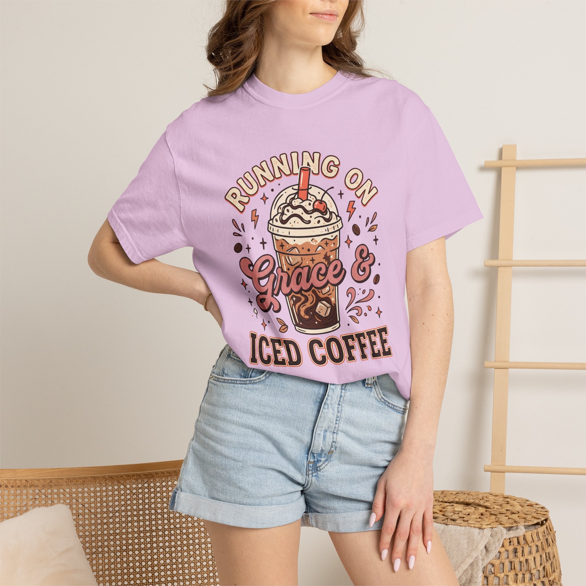 Running on Grace & Iced Coffee T-Shirt