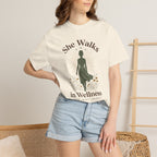 She Walks in Wellness Graphic T-Shirt