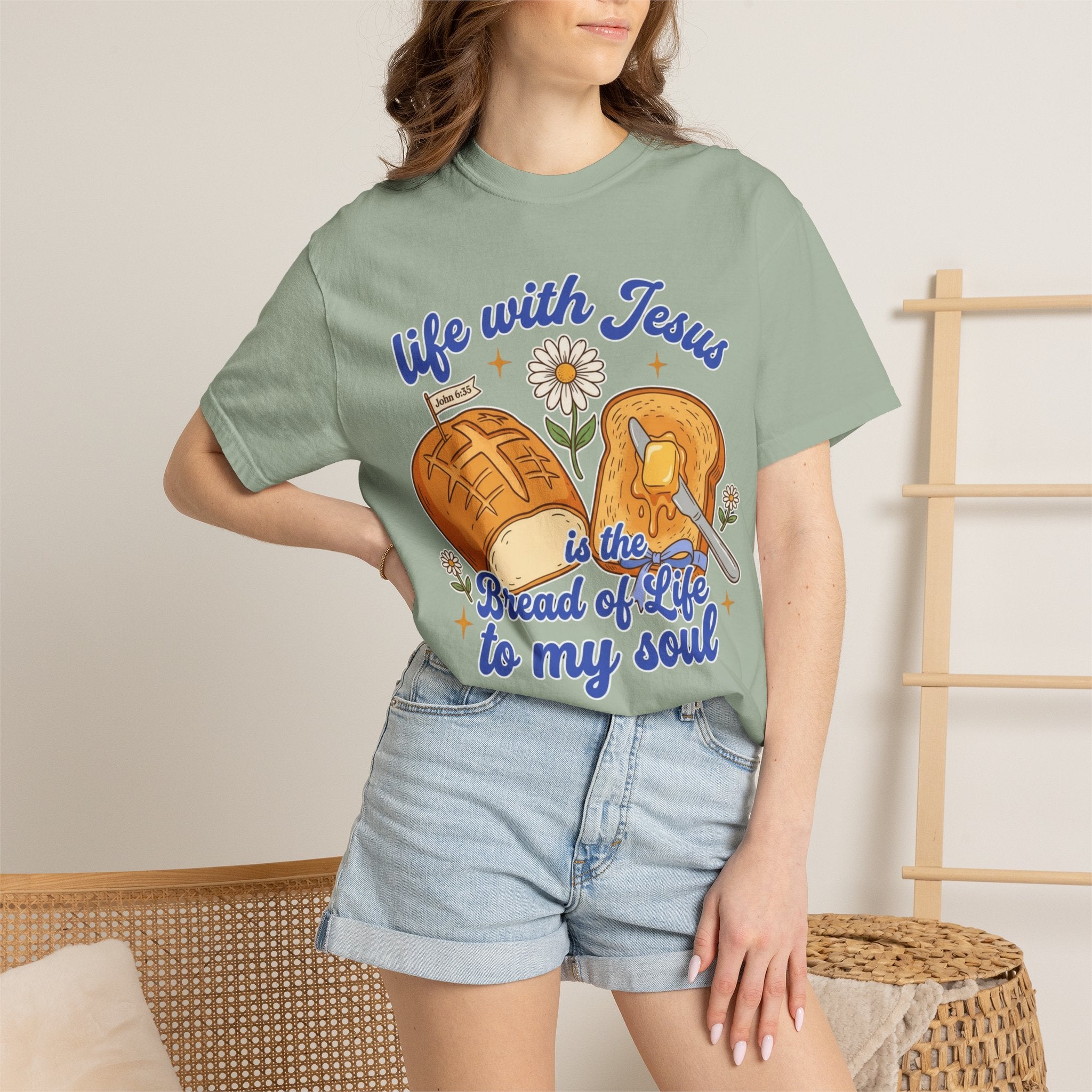 Jesus is the Bread of Life to My Soul Christian Graphic T-Shirt