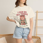 I Can Do All Things but first, rest Cute Bear Inspirational T-Shirt