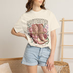 Protected by Grace (Psalm 91:4) Floral Cowboy Boots T-Shirt