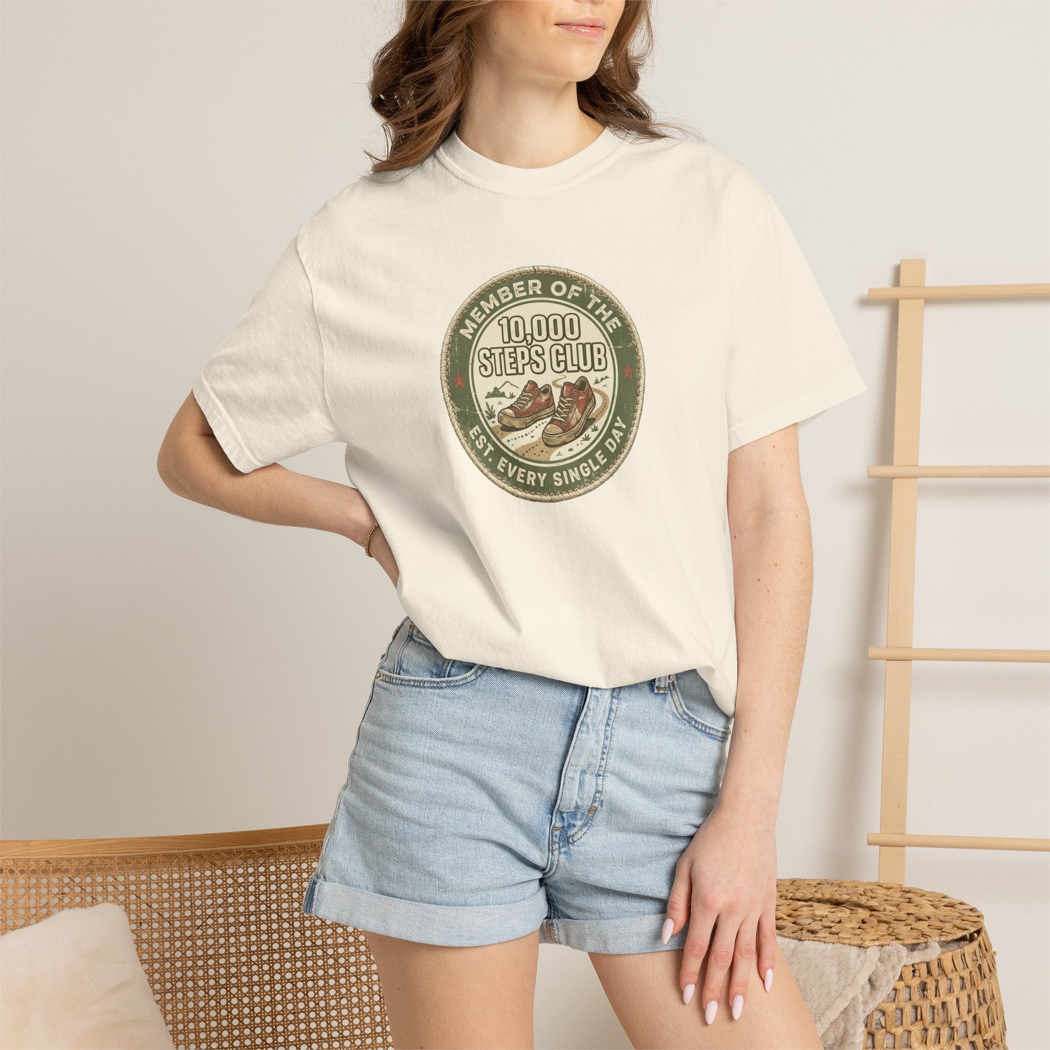 Member of the 10,000 Steps Club Walking T-Shirt