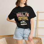 Anxious For Nothing Well, I'm Trying Vintage Graphic T-Shirt