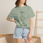 Slow & Blessed Turtle Relaxed Faith-Inspired Graphic T-Shirt