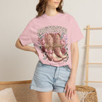 Protected by Grace (Psalm 91:4) Floral Cowboy Boots T-Shirt