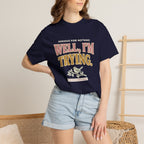 Anxious For Nothing Well, I'm Trying Vintage Graphic T-Shirt