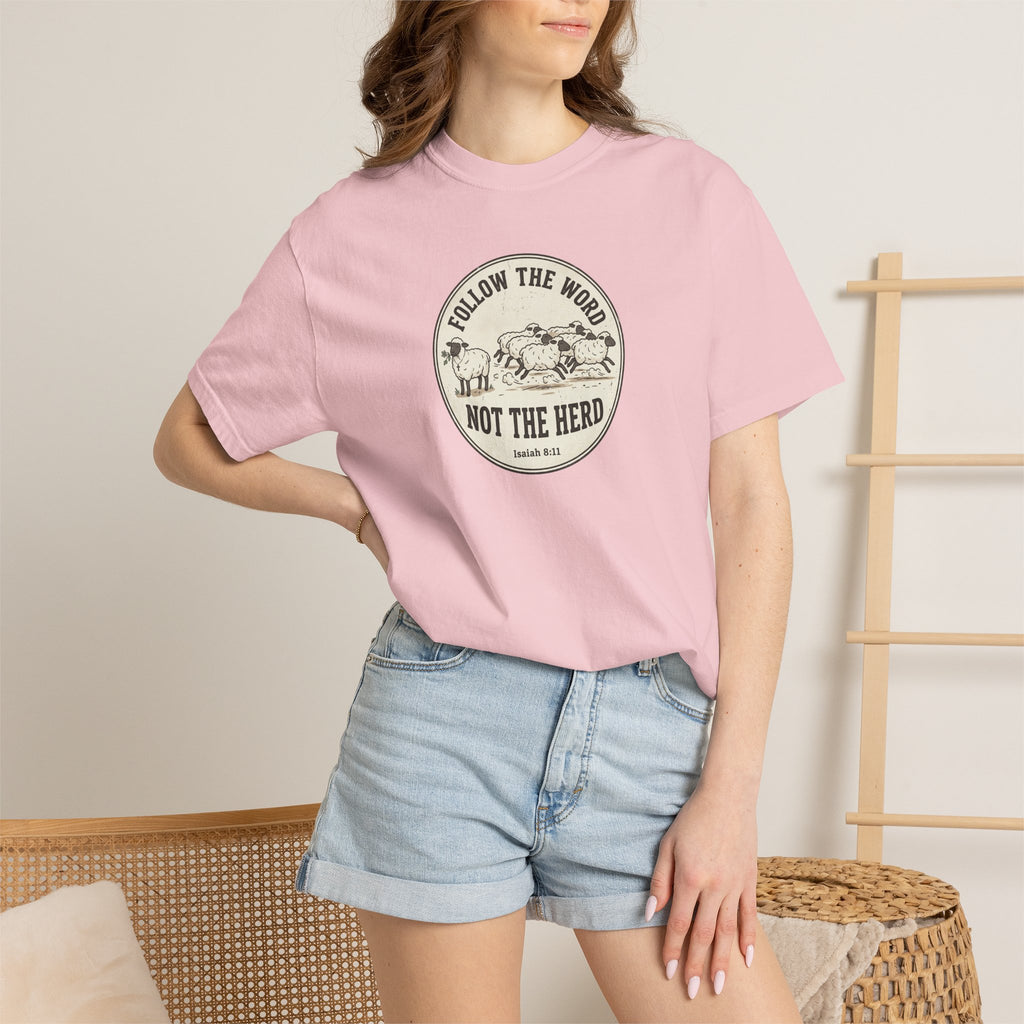 Follow the Word Not the Herd Graphic T-Shirt