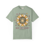 She Walks by Faith Not By Sight (2 Corinthians 5:7) T-Shirt