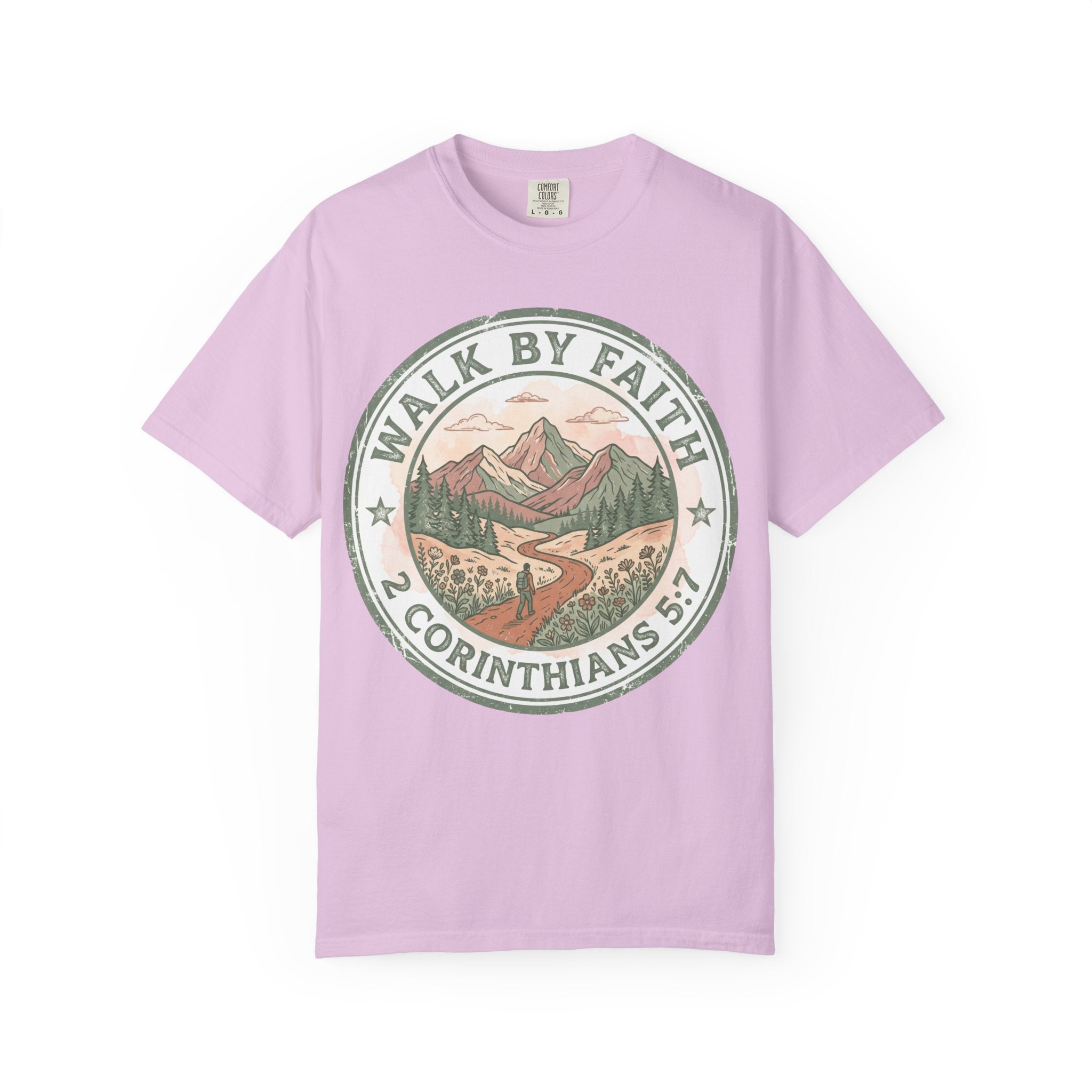 Walk By Faith (2 Corinthians 5:7) T-Shirt