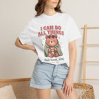 I Can Do All Things but first, rest Cute Bear Inspirational T-Shirt